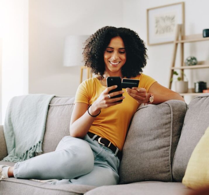 Lady on Couch
