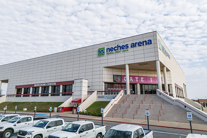 Exterior shot of aa sports arena