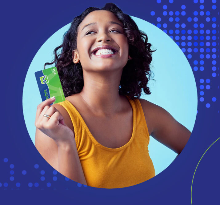 Girl with Debit Card