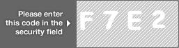 captcha code for visual authentication  letter F number 7 letter E number 2