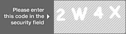 captcha code for visual authentication  number 2 letter W number 4 letter X