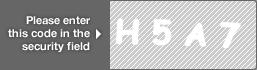 captcha code for visual authentication  letter H number 5 letter A number 7