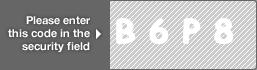 captcha code for visual authentication  letter B number 6 letter P number 8