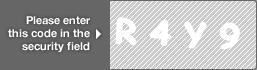 captcha code for visual authentication  letter R number 4 letter Y number 9